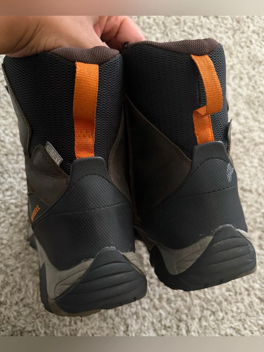 Merrell Men’s Brown Waterproof Hiking Boots